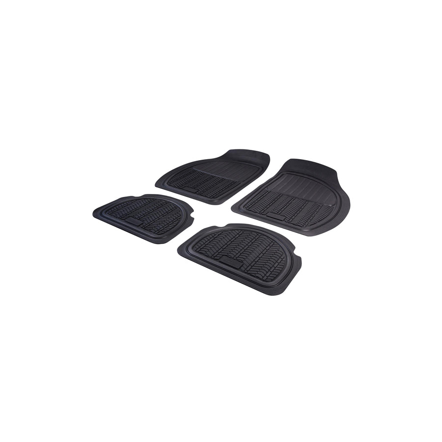 Michelin Universal fit 009070 Floor mat set Elastomer, Front and Rear, Quantity: 4, Black