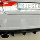 Rieger 00088159 Audi 8V Rear Diffuser for Sport Tailpipe Left & Right (A3 & S3) - Glossy Black