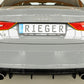 Rieger 00088159 Audi 8V Rear Diffuser for Sport Tailpipe Left & Right (A3 & S3) - Glossy Black