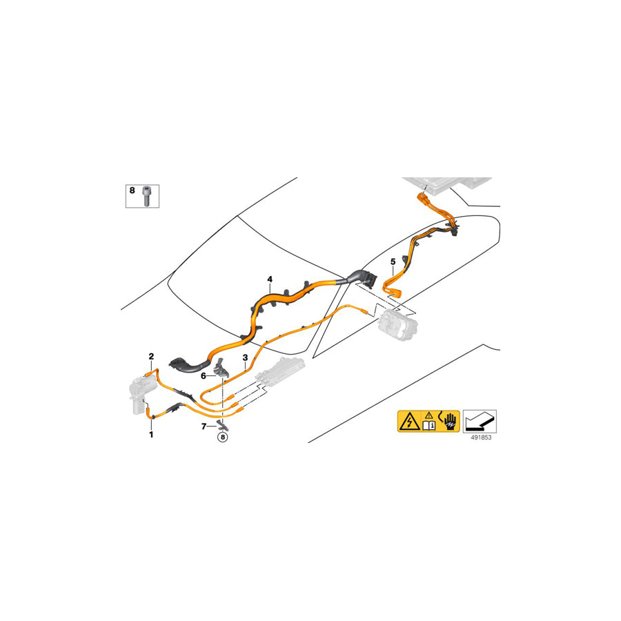 Genuine BMW 61136824587 F30 Asa-Bolt M6X26,5 (Inc. 330e) | Duco Car Parts UK Car Parts