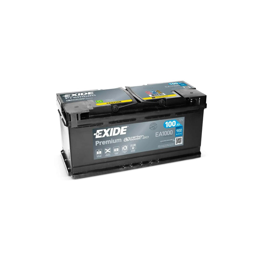 Exide Premium Carbon Boost EA1000 12V 100AH 900A Starter Battery | Duco Car Parts UK Car Parts