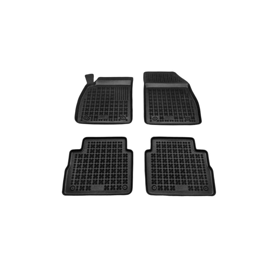 REZAW PLAST 202603 Floor mat set for SUBARU Forester III (SH) Elastomer, Front and Rear, Black