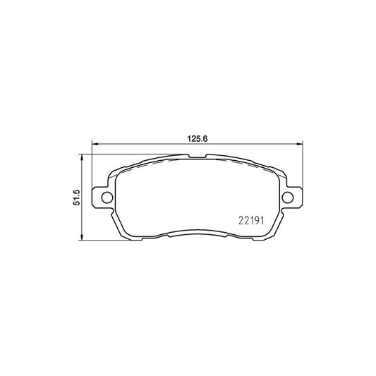 Brembo P 24 203 Brake Pad Set For Ford Ka Excl Wear Warning Contact With Anti Squeak Plate With Brake Caliper Screws