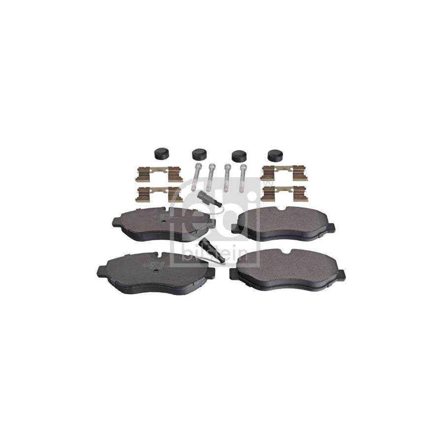 Febi Bilstein 116256 Brake Pad Set Front Axle Incl Wear Warning Contact With Attachment Material