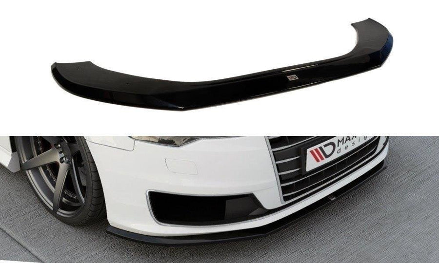 Maxton Design AU-A6-C7-U-FD1T Front Splitter Audi A6 C7 FL | Duco Car Parts UK Car Parts