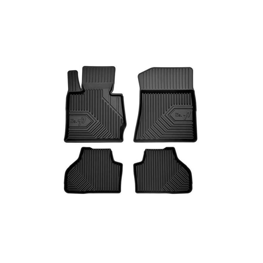 FROGUM Tailored 77407404 Floor mat set for BMW X3 (F25) Elastomer, Front and Rear, Quantity: 4, Black, (LHD)