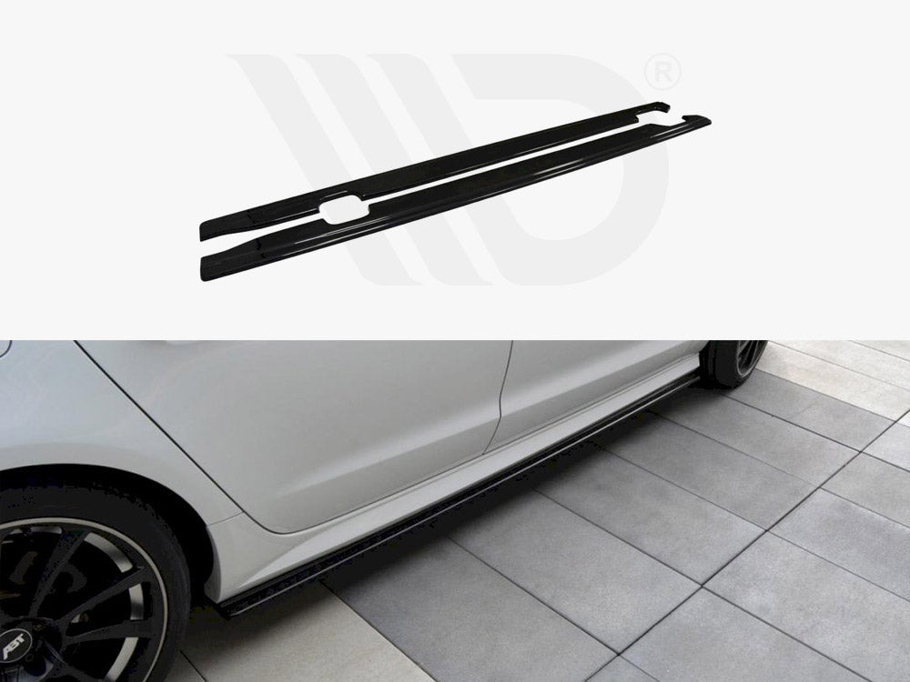 Maxton Design AU-A6-C7F-SLINE-SD1T Side Skirts Diffusers Audi A6 S-line / S6 C7 Fl | Duco Car Parts UK Car Parts