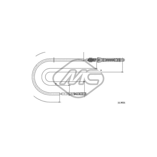 Metalcaucho 81918 Throttle Cable for FORD SIERRA | Duco Car Parts UK Car Parts