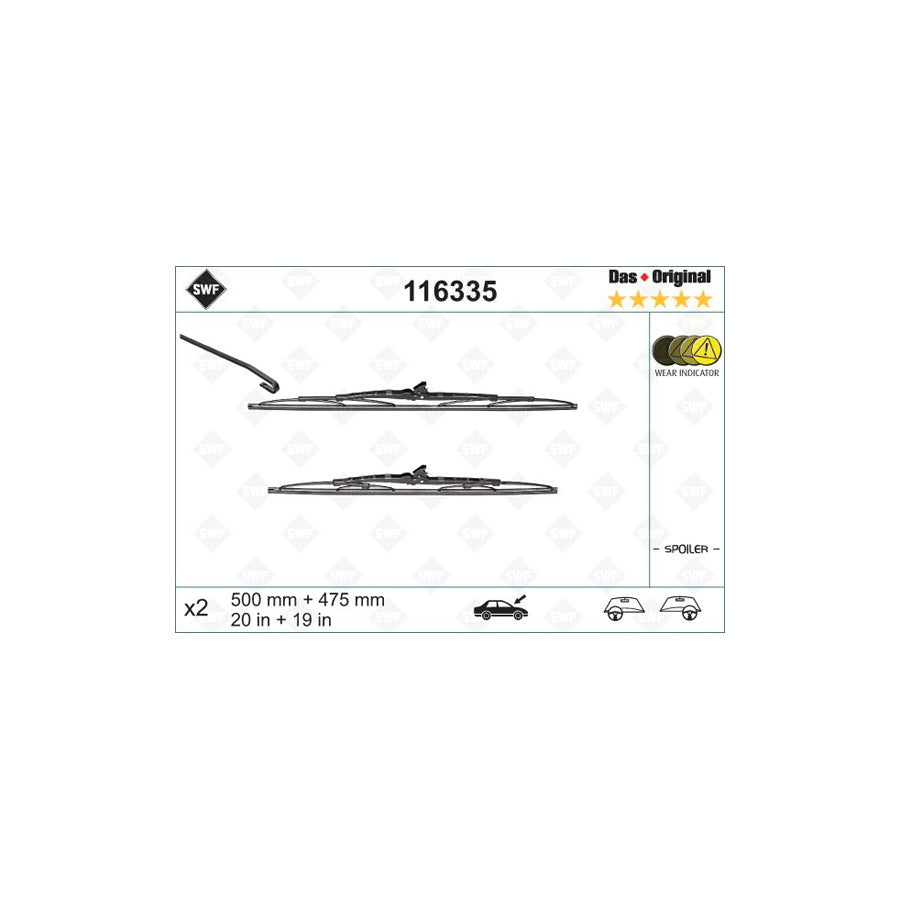 Swf Original 116335 Wiper Blade | Duco Car Parts UK Car Parts