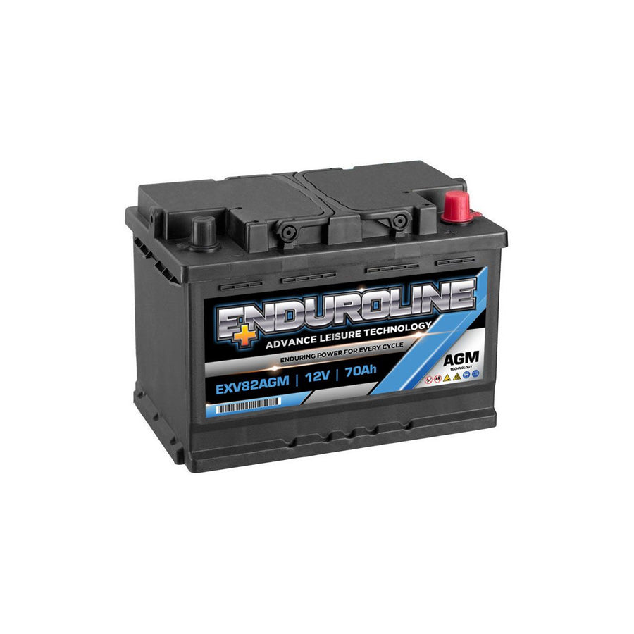 Enduroline EXV82AGM AGM Leisure Marine Battery 12V 70Ah