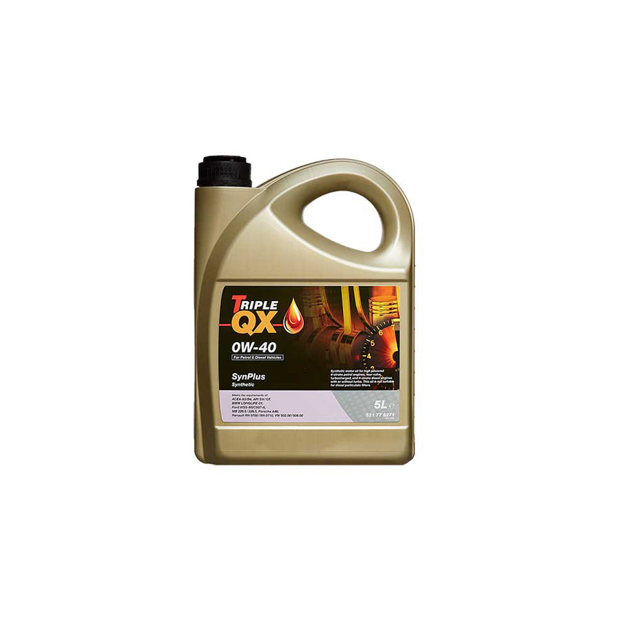 TRIPLE QX SynPlus Engine Oil 0W-40 FS A3/B4 - 5Ltr