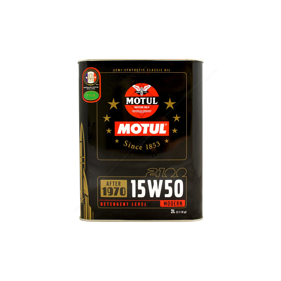 Motul Classic 2100 15w-50 Semi Synthetic Car Engine Oil 2l