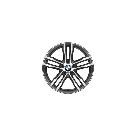 Genuine BMW F30 F31 F32 F36 Orbitgrey Light Alloy 5 Spoke 19' Rear Wheel (Inc. 335i, 340i, 430ix & 440ix)