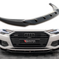 Maxton Design AU-A6-C8-FD1T Front Splitter V.1 Audi A6 C8 | Duco Car Parts UK Car Parts