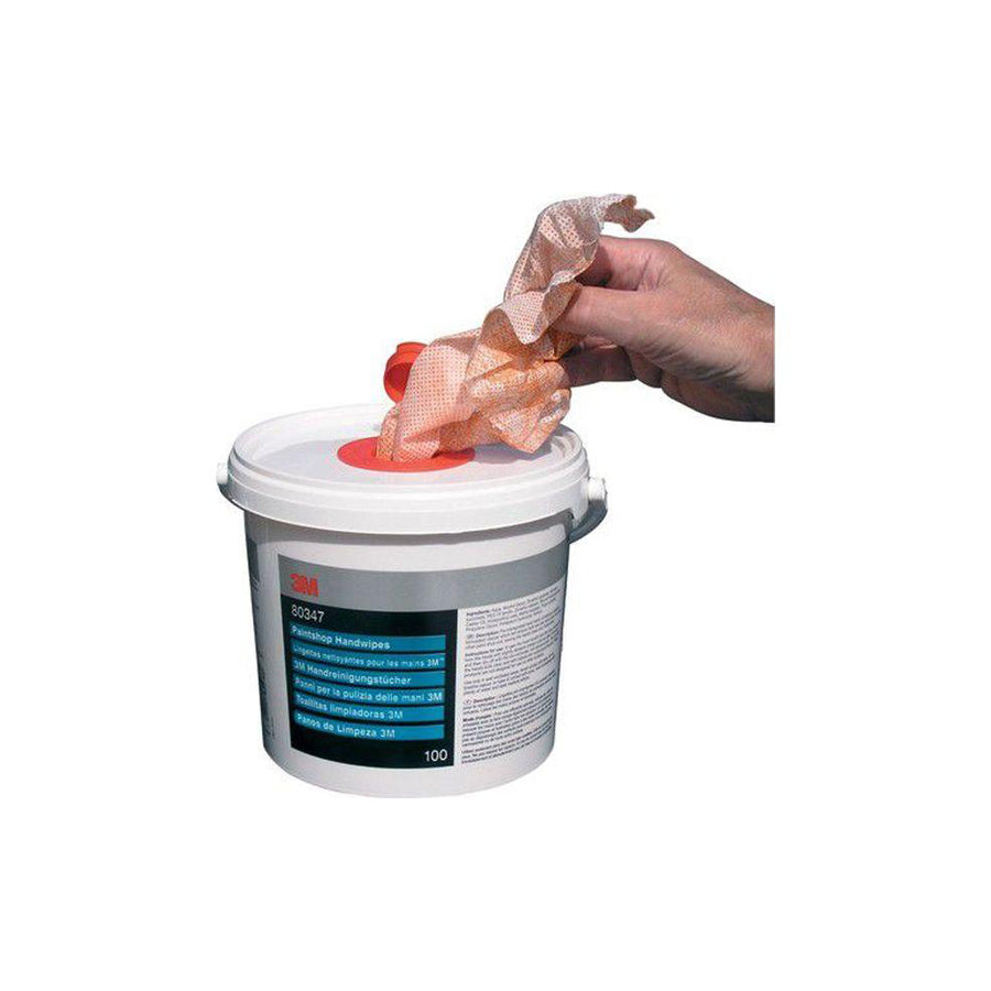 3M HandWipe 80347 Hand cleaning wipes Dispenser Box, Lanolin, with Aloe Vera, Quantity: 100