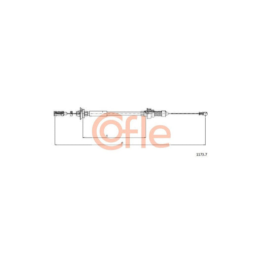 COFLE 1173.7 Throttle Cable | Duco Car Parts UK Car Parts