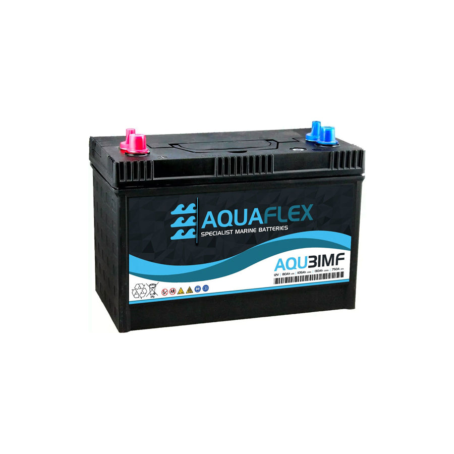 Aquaflex AQU31MF Marine Battery 12V 80Ah 105Ah 130Ah