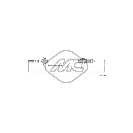 Metalcaucho 80900 Throttle Cable | Duco Car Parts UK Car Parts