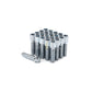 JR Wheels 50mm 12x1,5 Silver Star Bolts with Key - Set of 10
