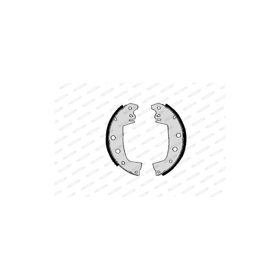 FERODO PREMIER FSB133 Brake Shoe Set with accessories