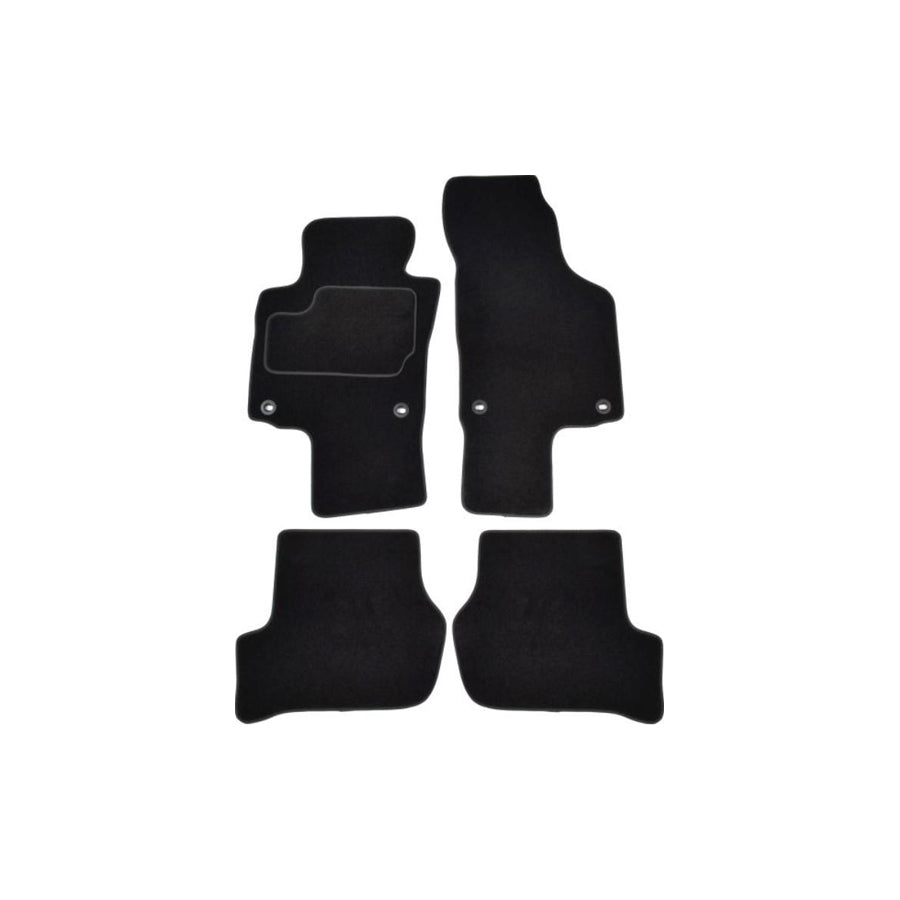 MAMMOOTH A041 SKO60 PRM 02 Floor mat set for SKODA OCTAVIA Textile, Front and Rear, Quantity: 4, Grey