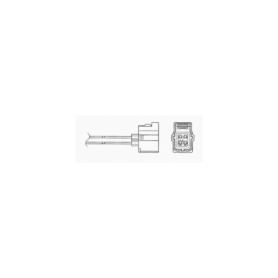 NTK Lambda Sensor / O2 Sensor (NGK 95110) - OZA837-EE11