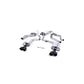 MillTek Audi B8.5 S5 Resonated Cat-Back Exhaust