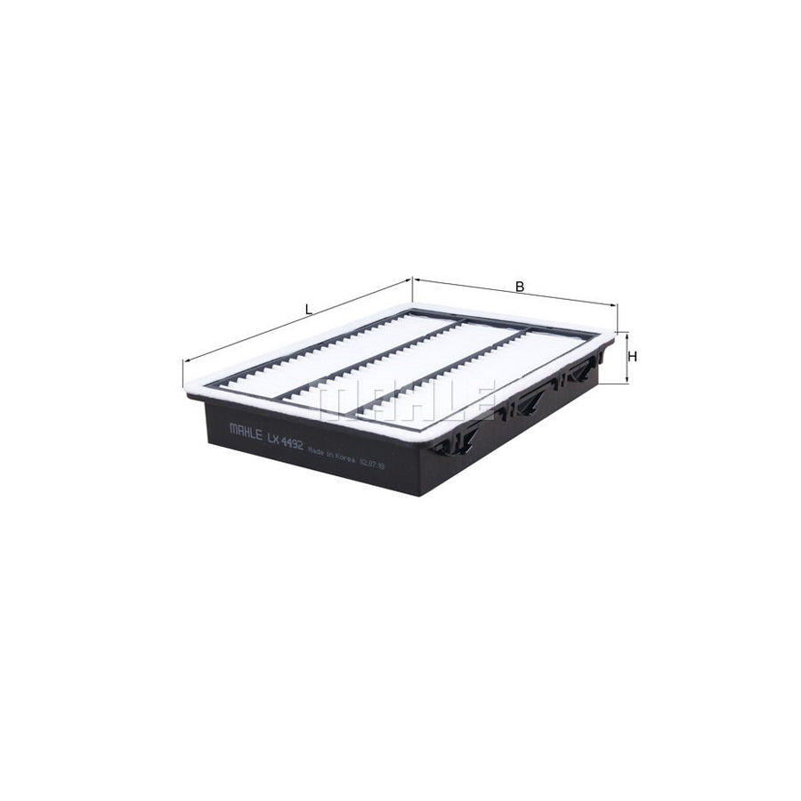 MAHLE ORIGINAL LX 4492 Air Filter Filter Insert