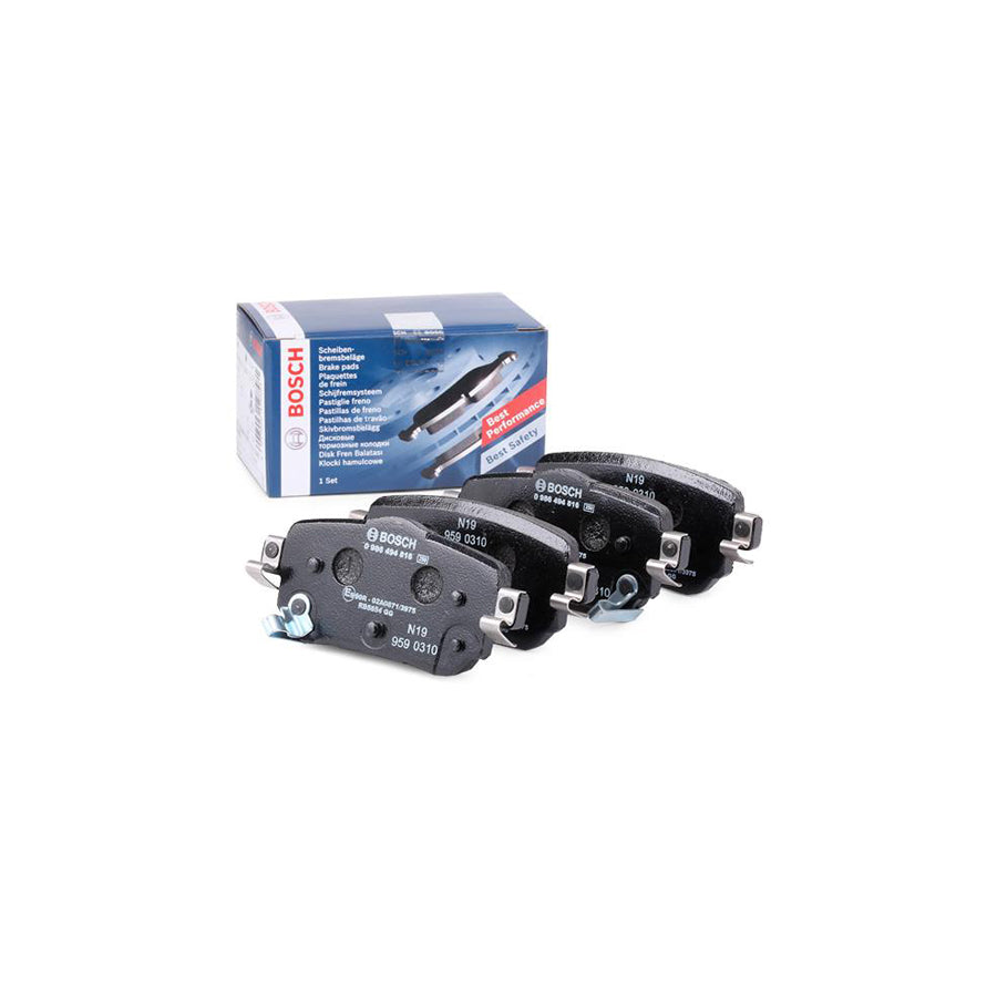 Bosch 0986494816 Brake Pad Set With Acoustic Wear Warning BP1990