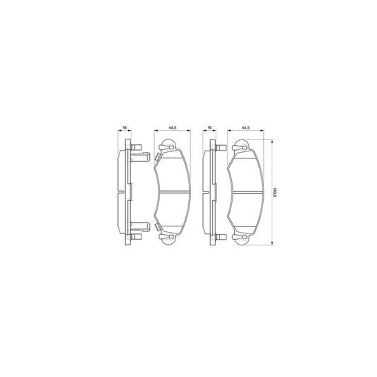 Bosch 0986424549 Brake Pad Set Front Axle Rear Axle With Acoustic Wear Warning With Mounting Manual BP299