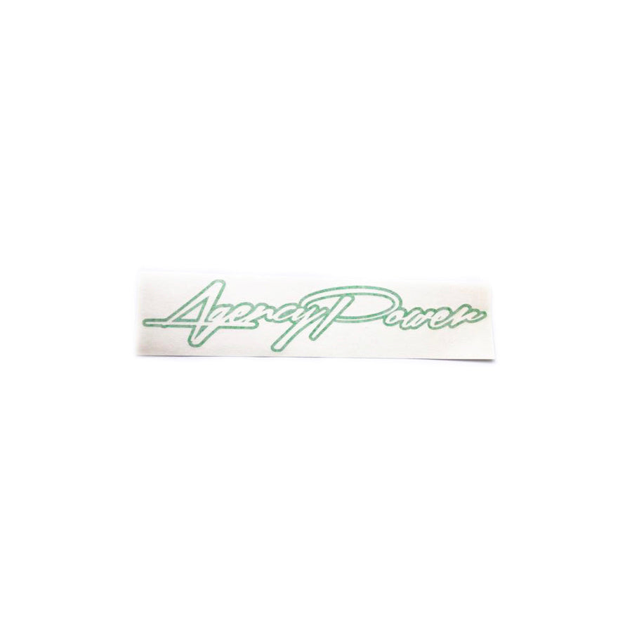 Agency Power Cursive Stickers