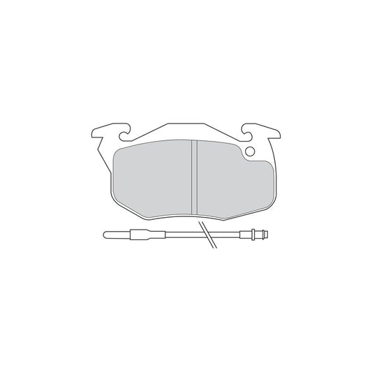 Ferodo Premier Fdb393D Brake Pad Set Incl Wear Warning Contact