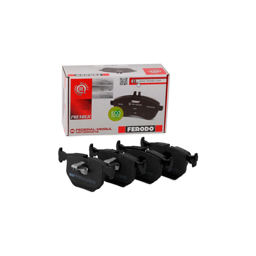 Ferodo Premier Eco Friction Fdb1483 Brake Pad Set Prepared For Wear Indicator With Piston Clip Without Accessories