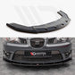 Maxton Design SE-IB-3-CU-FD1T Front Splitter V.1 Seat Ibiza Cupra MK3 (2004-2008) | Duco Car Parts UK Car Parts