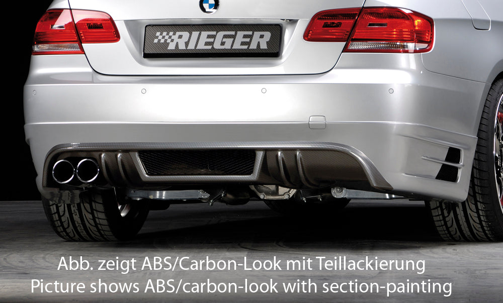 Rieger 00053440 BMW 3 Series E92 E93 Rear Diffuser