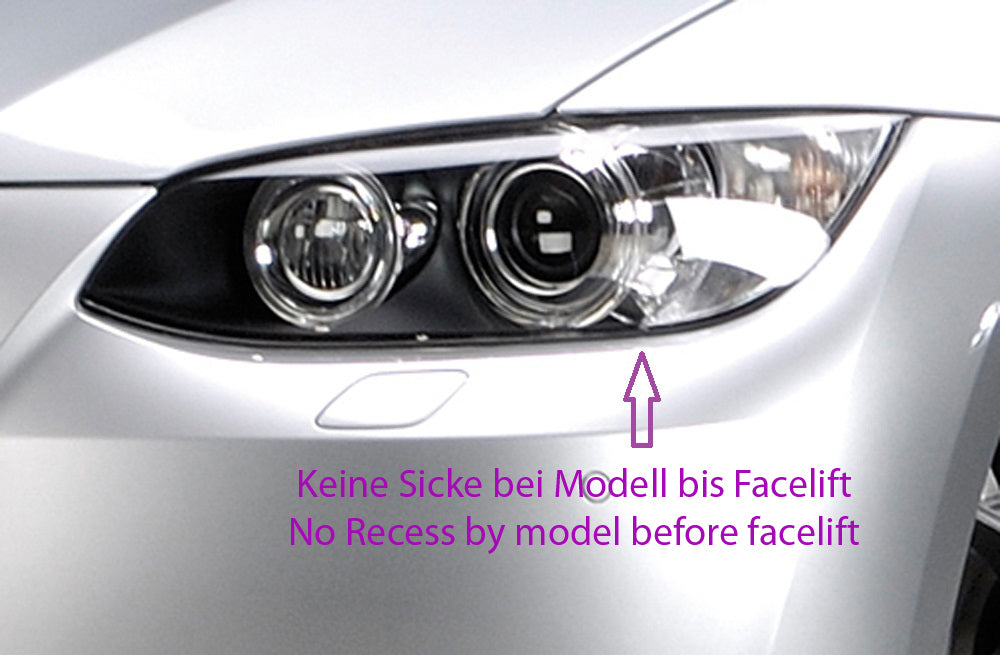 Rieger 00053452 BMW 3 Series E92 E93 Front Bumper