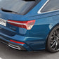 Maxton Design Audi A6 S-Line C8 Avant Central Rear Splitter (without vertical bars)