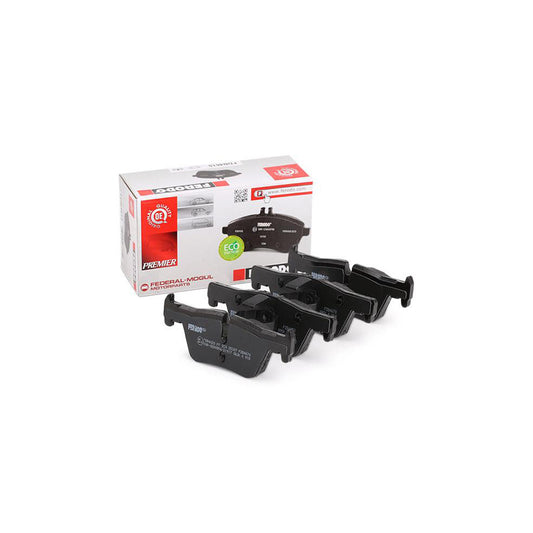 Ferodo Fdb4670 Brake Pad Set Premier Eco Friction Prepared For Wear Indicator With Piston Clip Without Accessories