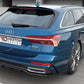 Maxton Design Audi A6 S-Line C8 Avant Central Rear Splitter (with vertical bars)