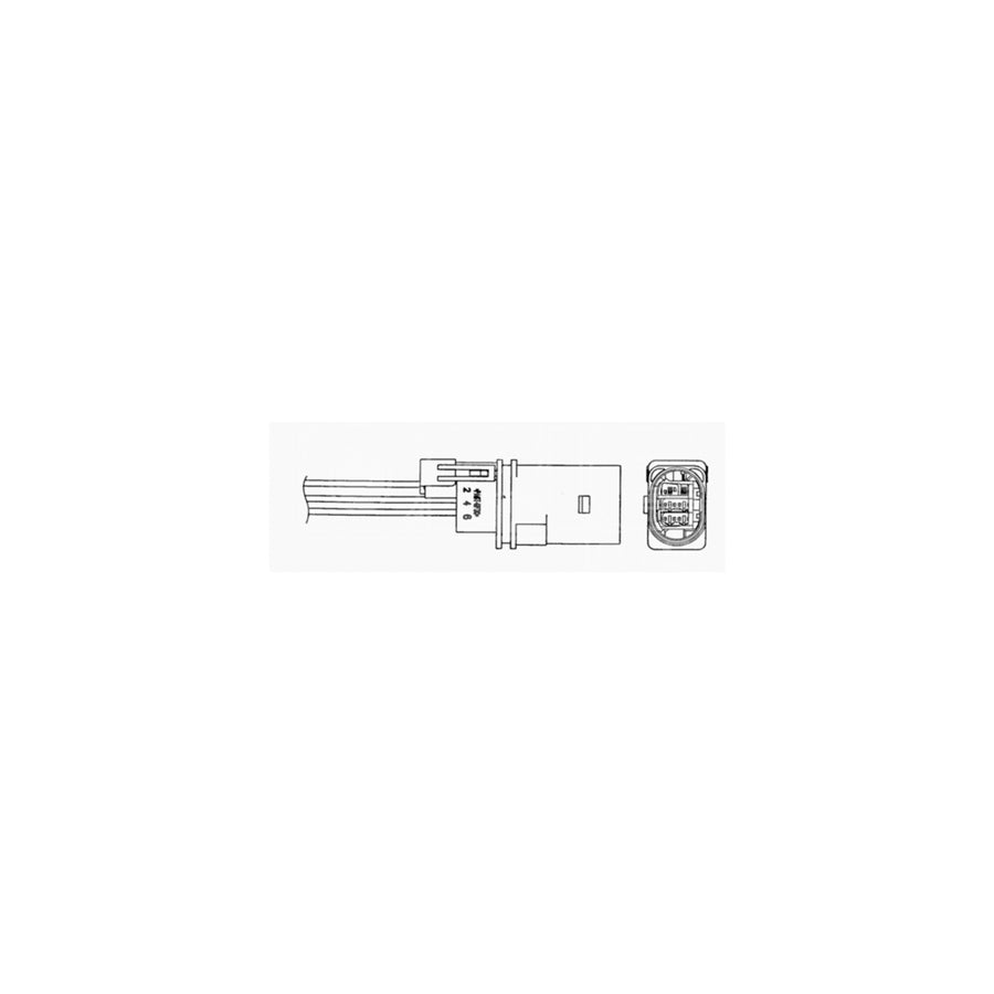 NTK Lambda Sensor / O2 Sensor (NGK 92374) - UAA0004-VW005