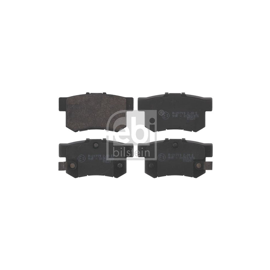 Febi Bilstein 16775 Brake Pad Set For Honda Prelude V Bb Rear Axle With Acoustic Wear Warning
