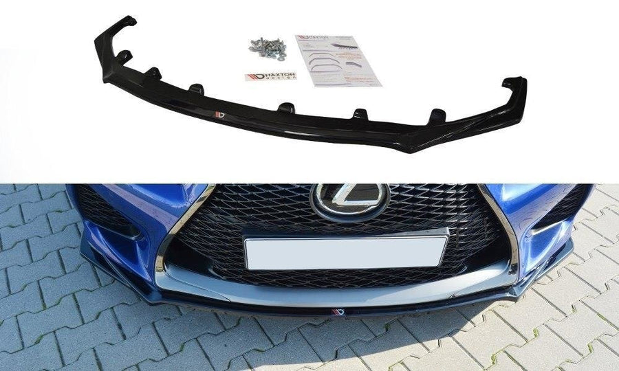 Maxton Design LE-RCF-1-FD1T Front Splitter V.1 Lexus RC F | Duco Car Parts UK Car Parts