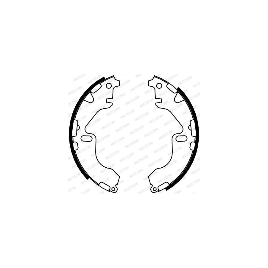 FERODO PREMIER FSB4121 Brake Shoe Set for TOYOTA Corolla VI Saloon E90
