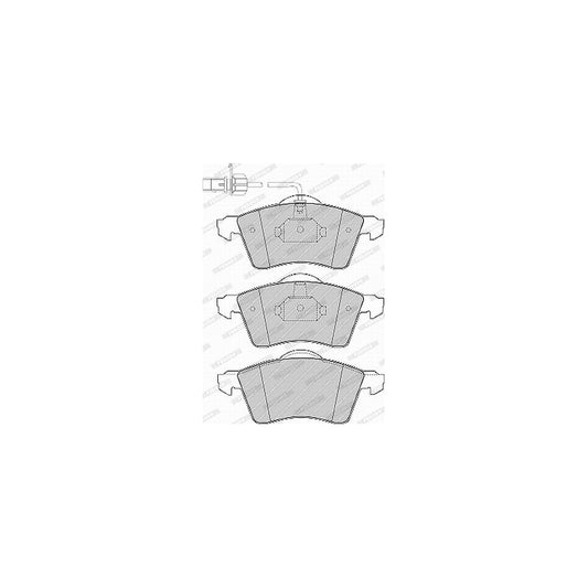 Ferodo Premier Eco Friction Fvr1518 Brake Pad Set Incl Wear Warning Contact With Piston Clip Without Accessories