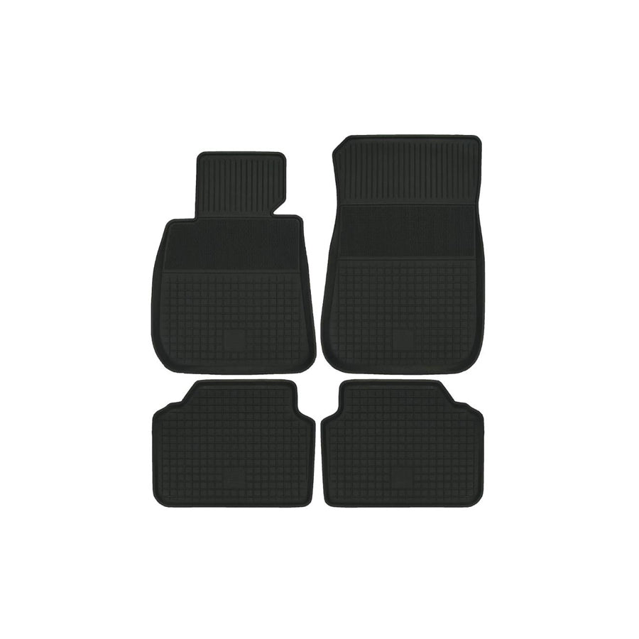 POLGUM Tailored P29C Floor mat set for BMW 3 Saloon (E90) Elastomer, Front and Rear, Quantity: 4, Black