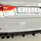 Rieger 00088158 Audi 8V A3 Rear Diffuser for Twin Tailpipe Left & Right - Glossy Black