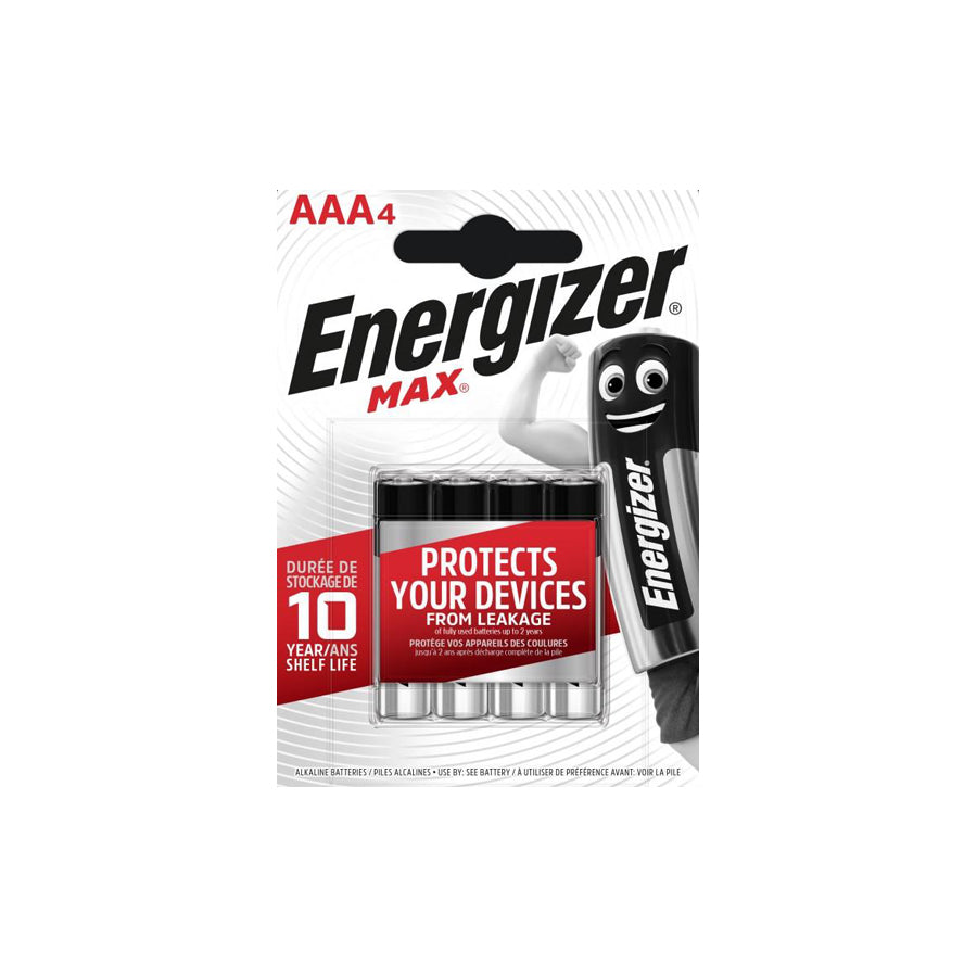 ENERGIZER AAA (LR03), Max E300112100 Battery 1.5V, standard, 8