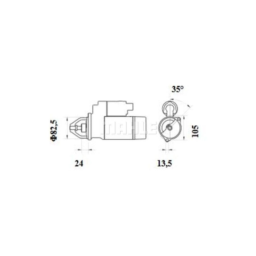 MAHLE ORIGINAL 011 TC 16708 000 Turbocharger