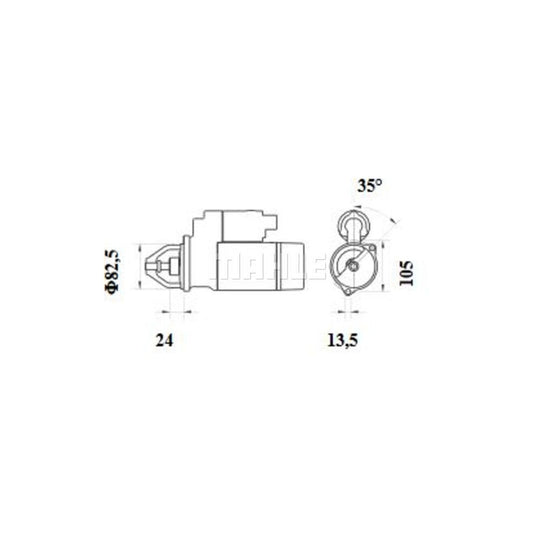 MAHLE ORIGINAL 011 TC 16708 000 Turbocharger