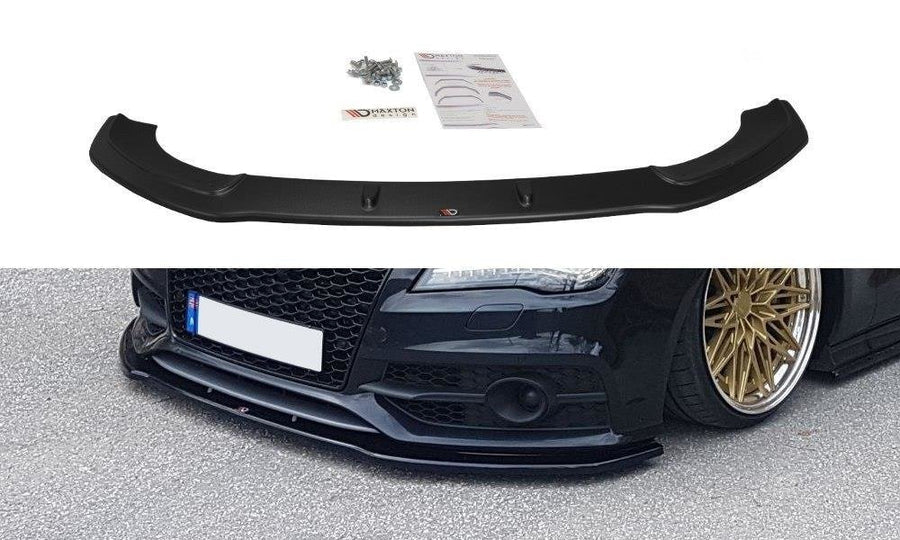 Maxton Design AU-A7-1-SLINE-FD2T Front Splitter V.2 Audi S7 / A7 S-Line C7 | Duco Car Parts UK Car Parts